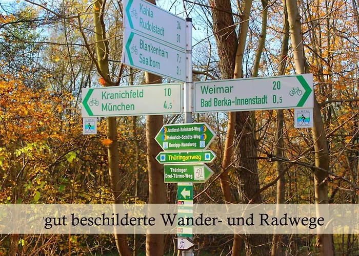 Morgensonne Am Kurpark # Gratis Parkplatz # Ebenerdig # Spielplatz # Wlan # 2 Schlafzimmer # Naehe Weimar # Weimarer Land # Smart-tv Apartamento Bad Berka